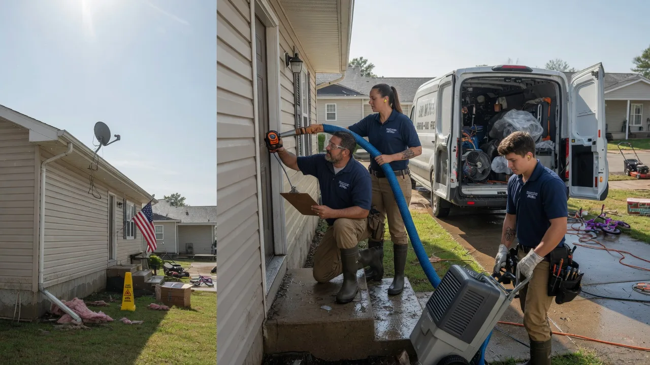 Ceiling Water Damage Restoration in Rousseau, KY near me
